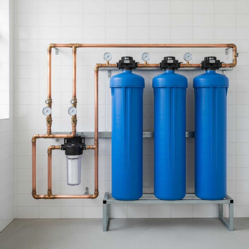 Café water filtration for coffee equipment